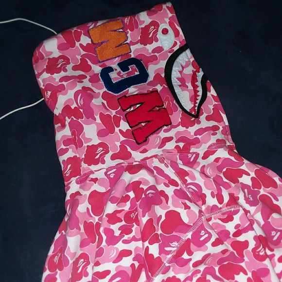 Bape Jackets & Coats | Pink Camo Bape Hoodie | Poshmark